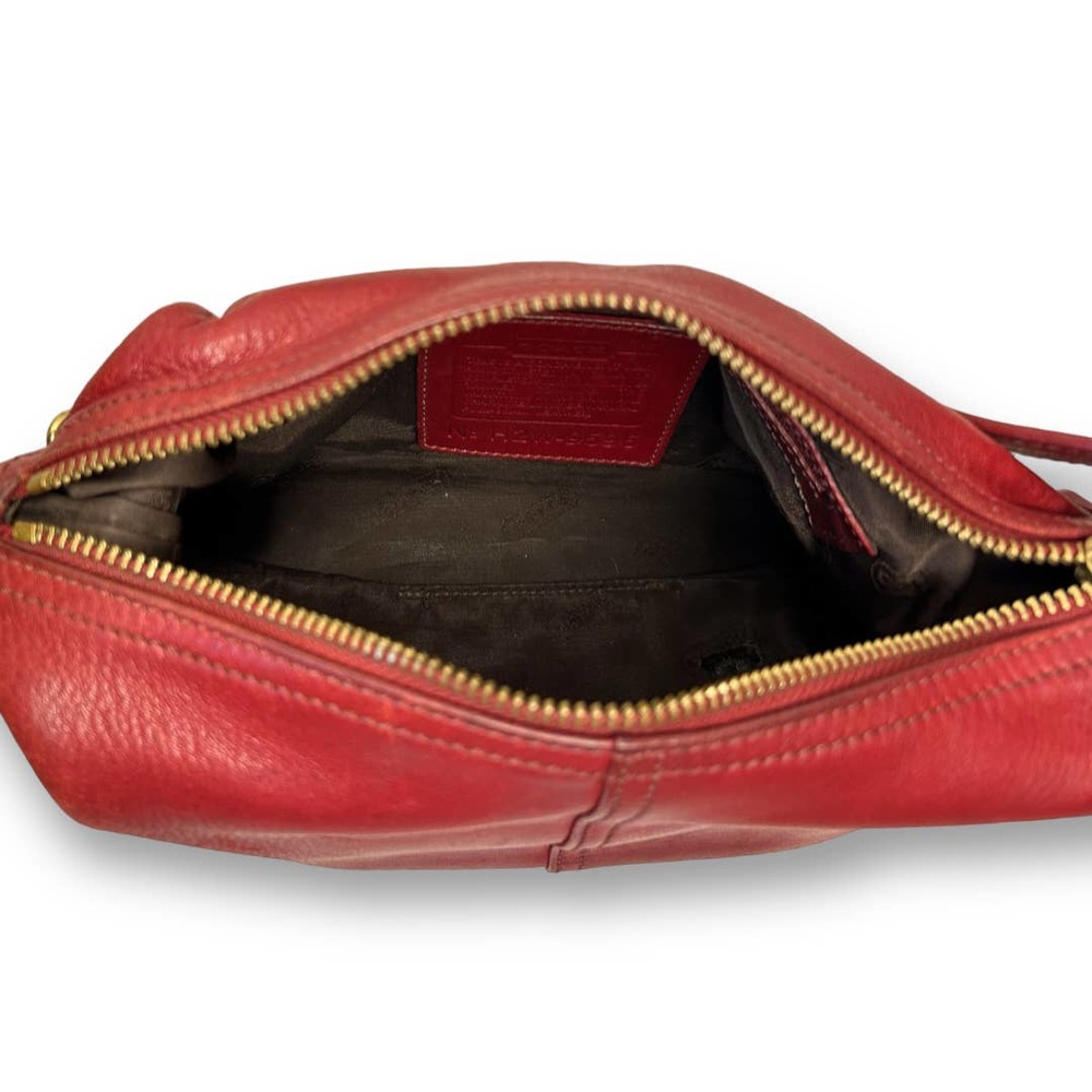 SOLD NOT FOR SALEVintage COACH | Legacy Red Leather Demi Shoulder Bag | 9596 EUC - Picture 5 of 15